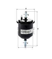 Фильтр топливный MANN-FILTER WK 55/1 Фильтр топливный MANN-FILTER WK 55/1