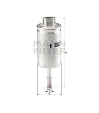 Фильтр топливный MANN-FILTER WK 57 Фильтр топливный MANN-FILTER WK 57