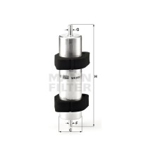 Фильтр топливный MANN-FILTER WK 6003 Фильтр топливный MANN-FILTER WK 6003