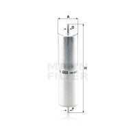 Фильтр топливный MANN-FILTER WK 6021