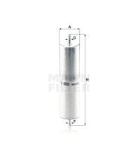 Фильтр топливный MANN-FILTER WK 6021 Фильтр топливный MANN-FILTER WK 6021