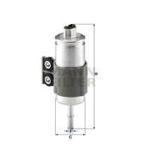 Фильтр топливный MANN-FILTER WK 611/6 Фильтр топливный MANN-FILTER WK 611/6