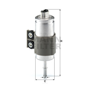 Фильтр топливный MANN-FILTER WK 611/6