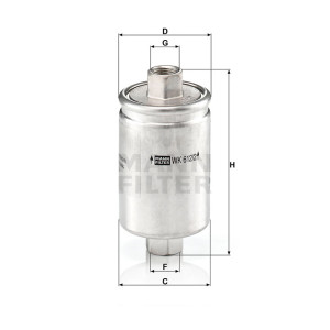 Фильтр топливный MANN-FILTER WK 612/2