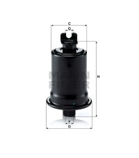 Фильтр топливный MANN-FILTER WK 614/30 Фильтр топливный MANN-FILTER WK 614/30