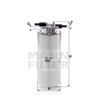 Фильтр топливный MANN-FILTER WK 7002 Фильтр топливный MANN-FILTER WK 7002