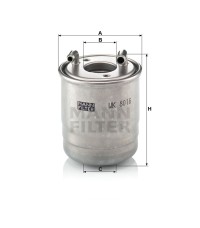 Фильтр топливный MANN-FILTER WK 8016 X Фильтр топливный MANN-FILTER WK 8016 X