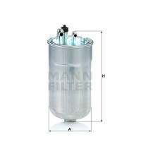 Фильтр топливный MANN-FILTER WK 8021 Фильтр топливный MANN-FILTER WK 8021
