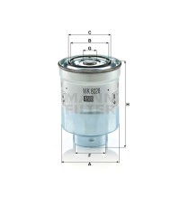 Фильтр топливный MANN-FILTER WK 8028 Z Фильтр топливный MANN-FILTER WK 8028 Z