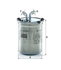 Фильтр топливный MANN-FILTER WK 8029/1 Фильтр топливный MANN-FILTER WK 8029/1