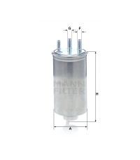 Фильтр топливный MANN-FILTER WK 8039 Фильтр топливный MANN-FILTER WK 8039