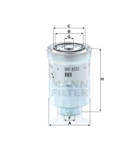 Фильтр топливный MANN-FILTER WK 8053 Z Фильтр топливный MANN-FILTER WK 8053 Z