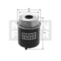 Фильтр топливный MANN-FILTER WK 8124