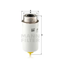 Фильтр топливный MANN-FILTER WK 8158 Фильтр топливный MANN-FILTER WK 8158