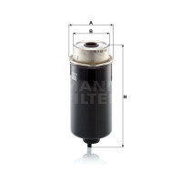 Фильтр топливный MANN-FILTER WK 8161
