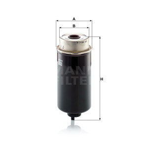 Фильтр топливный MANN-FILTER WK 8161