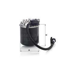 Фильтр топливный MANN-FILTER WK 820/18 Фильтр топливный MANN-FILTER WK 820/18