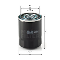 Фильтр топливный MANN-FILTER WK 822/4
