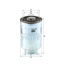 Фильтр топливный MANN-FILTER WK 828 X Фильтр топливный MANN-FILTER WK 828 X
