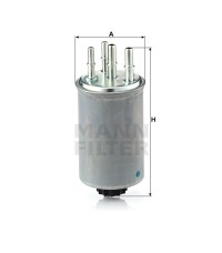 Фильтр топливный MANN-FILTER WK 829/4 Фильтр топливный MANN-FILTER WK 829/4