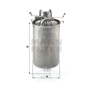 Фильтр топливный MANN-FILTER WK 829