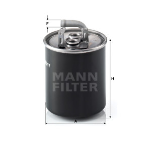 Фильтр топливный MANN-FILTER WK 842/17