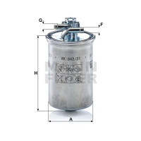 Фильтр топливный MANN-FILTER WK 842/21 X