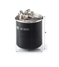 Фильтр топливный MANN-FILTER WK 842/23 X Фильтр топливный MANN-FILTER WK 842/23 X