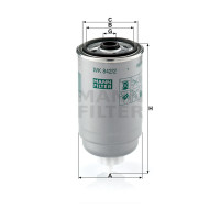 Фильтр топливный MANN-FILTER WK 842/2 (10)