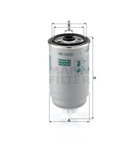 Фильтр топливный MANN-FILTER WK 842/2 (10) Фильтр топливный MANN-FILTER WK 842/2 (10)