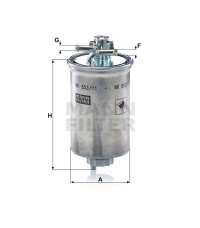 Фильтр топливный MANN-FILTER WK 853/11 Фильтр топливный MANN-FILTER WK 853/11