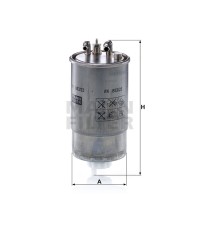 Фильтр топливный MANN-FILTER WK 853/23 Фильтр топливный MANN-FILTER WK 853/23
