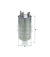 Фильтр топливный MANN-FILTER WK 853/24 Фильтр топливный MANN-FILTER WK 853/24