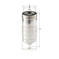 Фильтр топливный MANN-FILTER WK 853/8