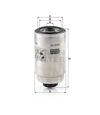 Фильтр топливный MANN-FILTER WK 854/6 Фильтр топливный MANN-FILTER WK 854/6