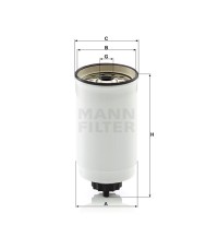 Фильтр топливный MANN-FILTER WK 880 Фильтр топливный MANN-FILTER WK 880