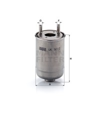 Фильтр топливный MANN-FILTER WK 9012 X Фильтр топливный MANN-FILTER WK 9012 X