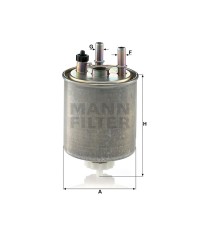 Фильтр топливный MANN-FILTER WK 9022 Фильтр топливный MANN-FILTER WK 9022