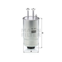 Фильтр топливный MANN-FILTER WK 9053 Z