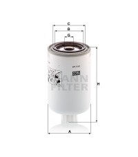 Фильтр топливный MANN-FILTER WK 9165 X Фильтр топливный MANN-FILTER WK 9165 X