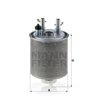 Фильтр топливный MANN-FILTER WK 918/1 Фильтр топливный MANN-FILTER WK 918/1