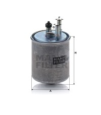 Фильтр топливный MANN-FILTER WK 918/2 X Фильтр топливный MANN-FILTER WK 918/2 X