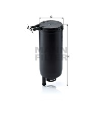 Фильтр топливный MANN-FILTER WK 939/14 X Фильтр топливный MANN-FILTER WK 939/14 X