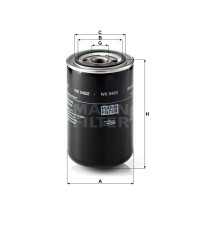 Фильтр топливный MANN-FILTER WK 940/2 Фильтр топливный MANN-FILTER WK 940/2