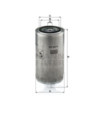 Фильтр топливный MANN-FILTER WK 950/19 Фильтр топливный MANN-FILTER WK 950/19