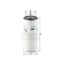 Фильтр топливный MANN-FILTER WK 962/7 Фильтр топливный MANN-FILTER WK 962/7