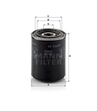 Фильтр масляный MANN-FILTER WP 928/82