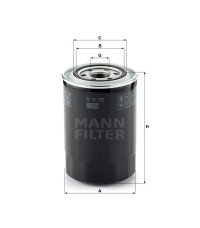 Фильтр масляный MANN-FILTER W 10 703