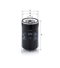 Фильтр масляный MANN-FILTER W 1160