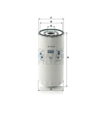 Фильтр масляный MANN-FILTER W 1170/9